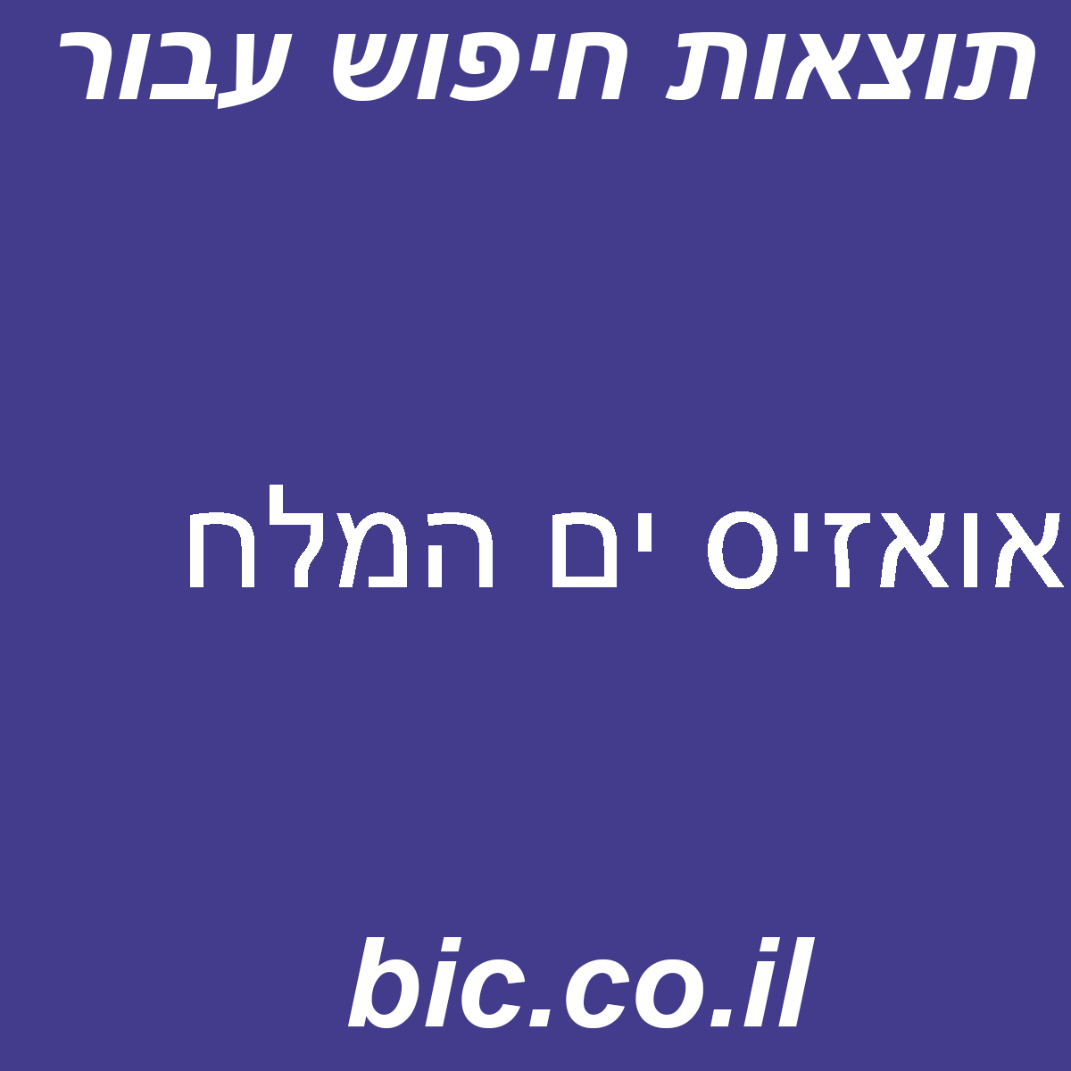 ﻿אואזיס ים המלח