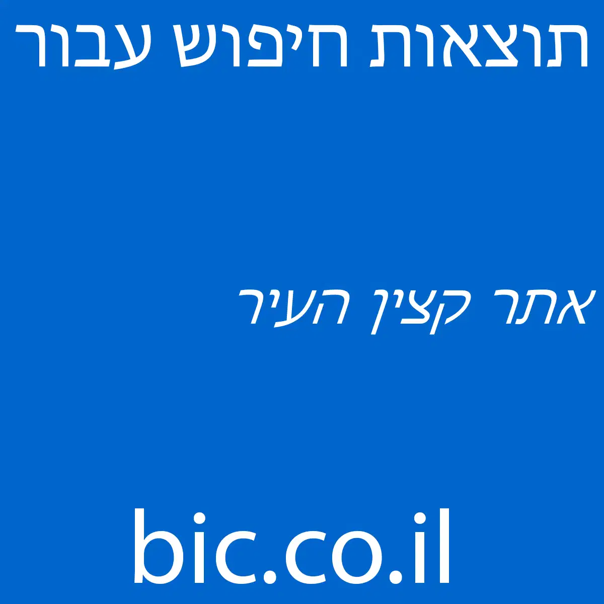 ﻿אתר קצין העיר