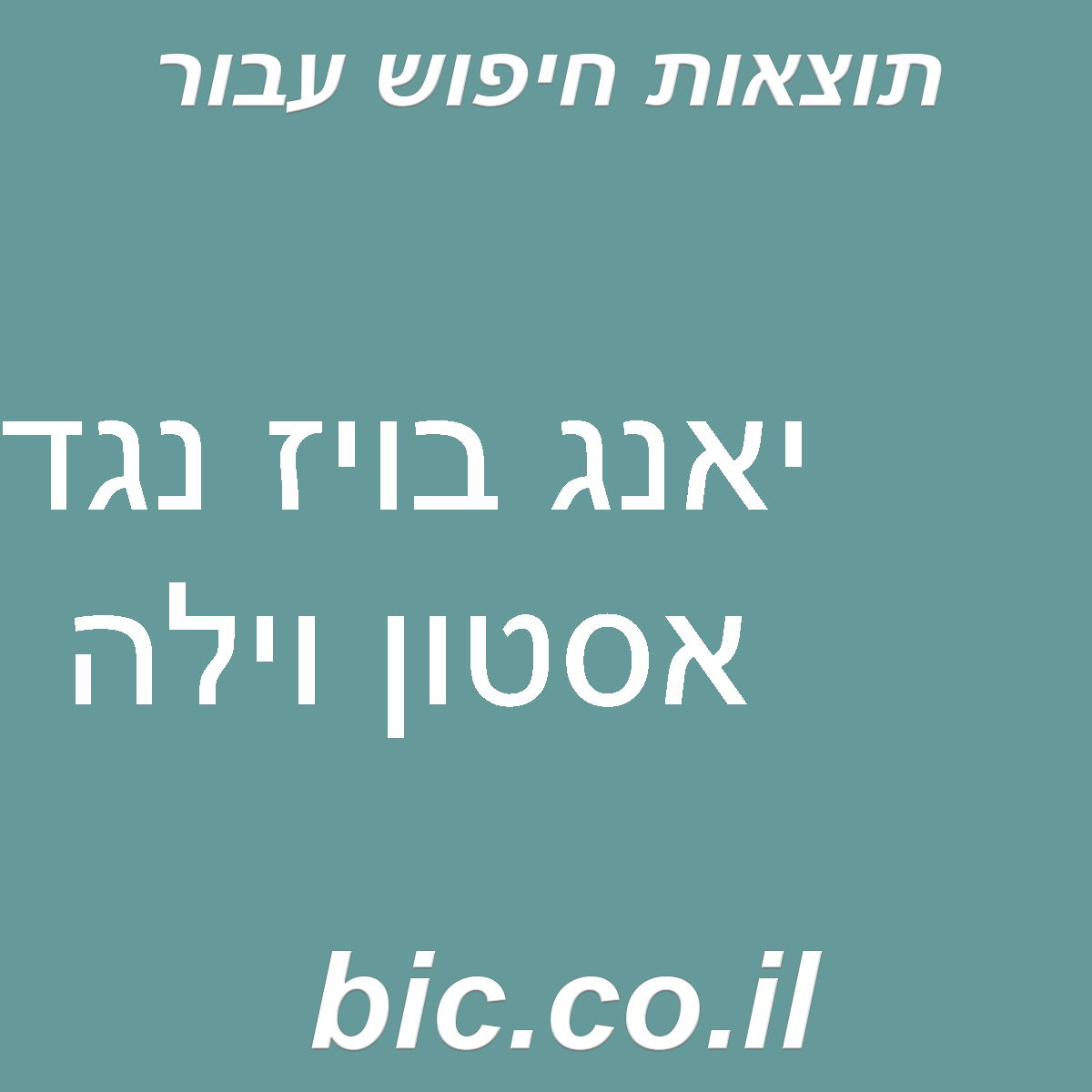 ﻿יאנג בויז נגד אסטון וילה