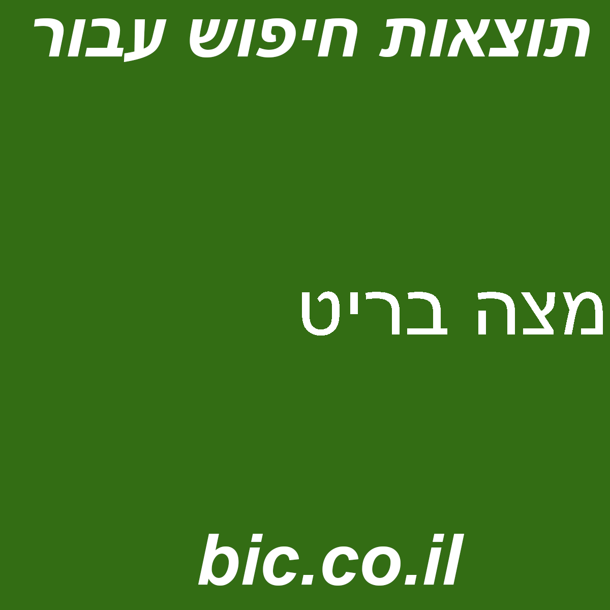 ﻿מצה בריט