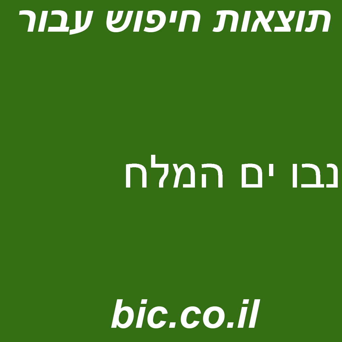 ﻿נבו ים המלח