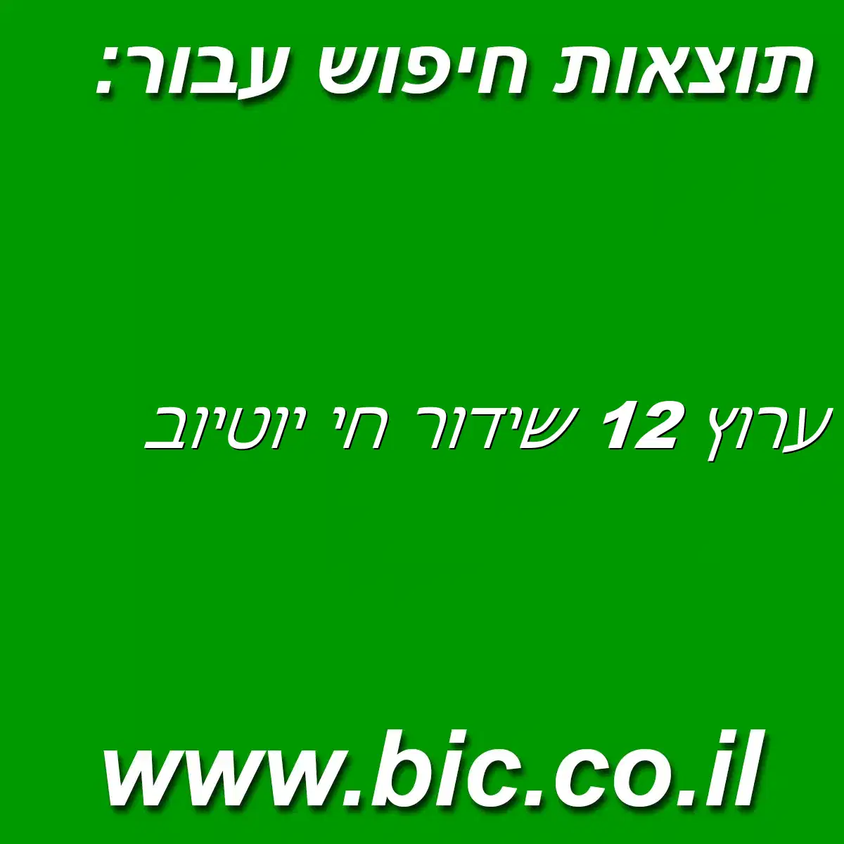 ﻿ערוץ 12 שידור חי יוטיוב