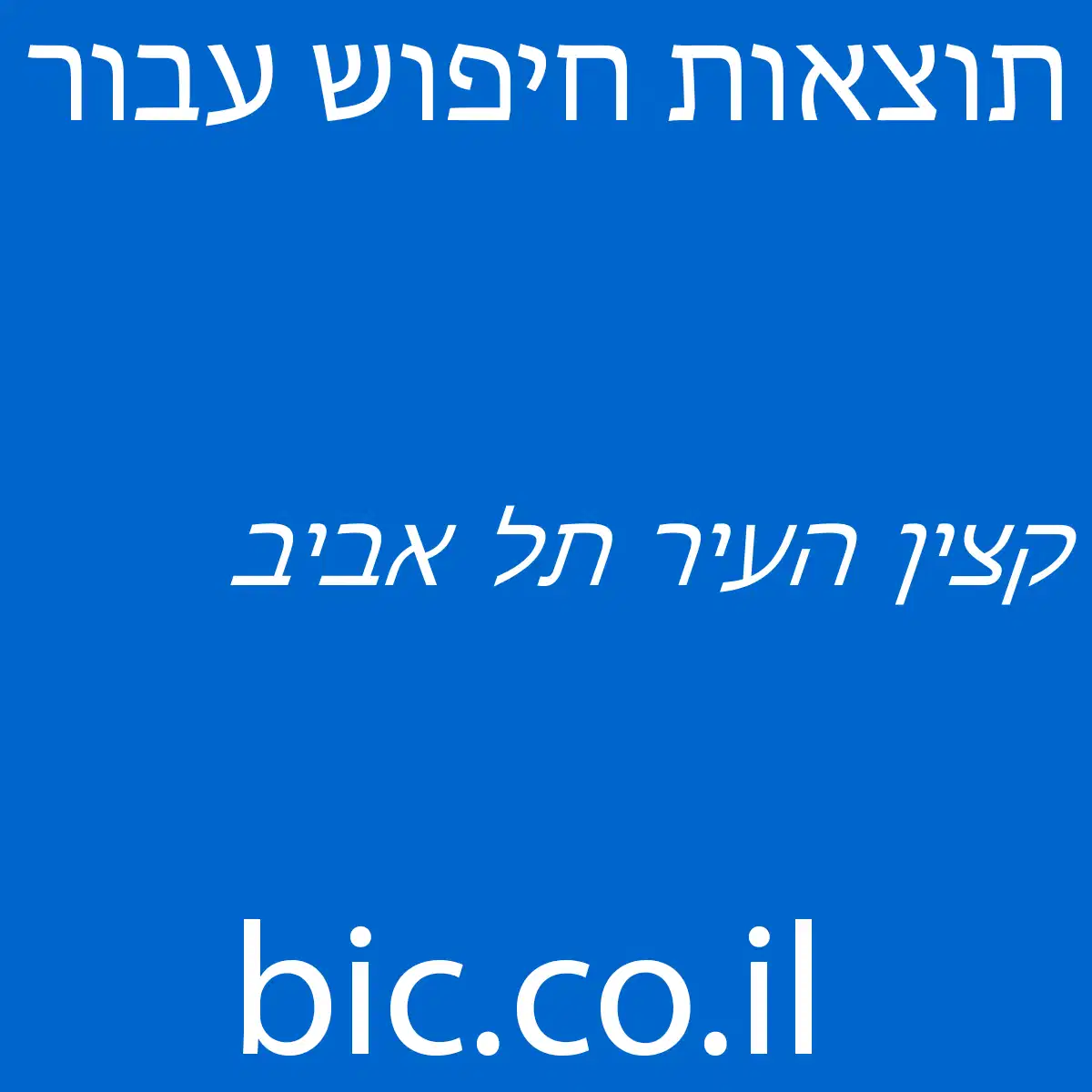 ﻿קצין העיר תל אביב
