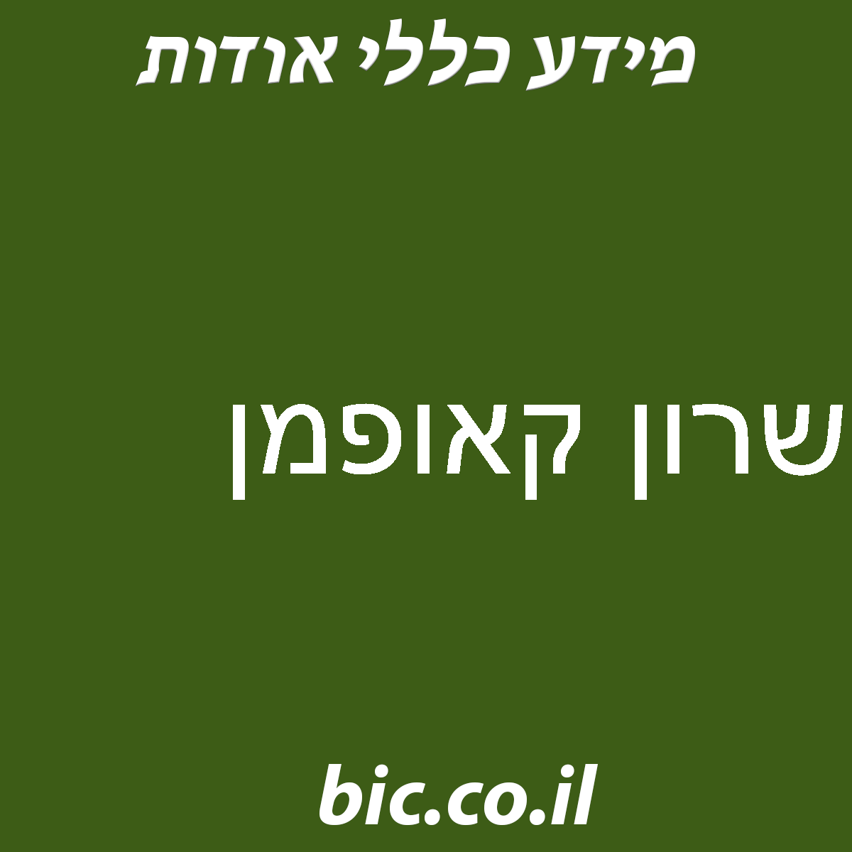 ﻿שרון קאופמן