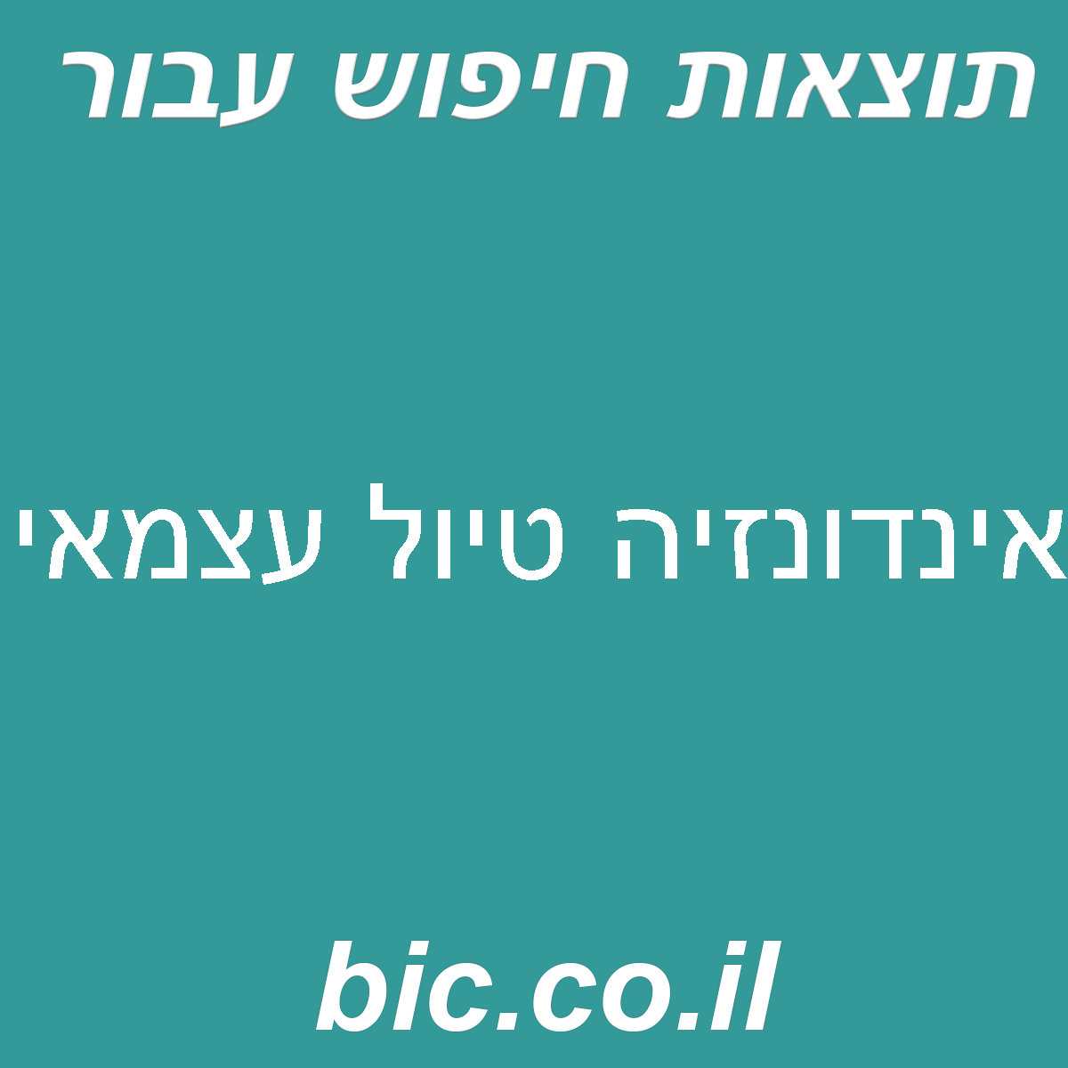 ﻿אינדונזיה טיול עצמאי