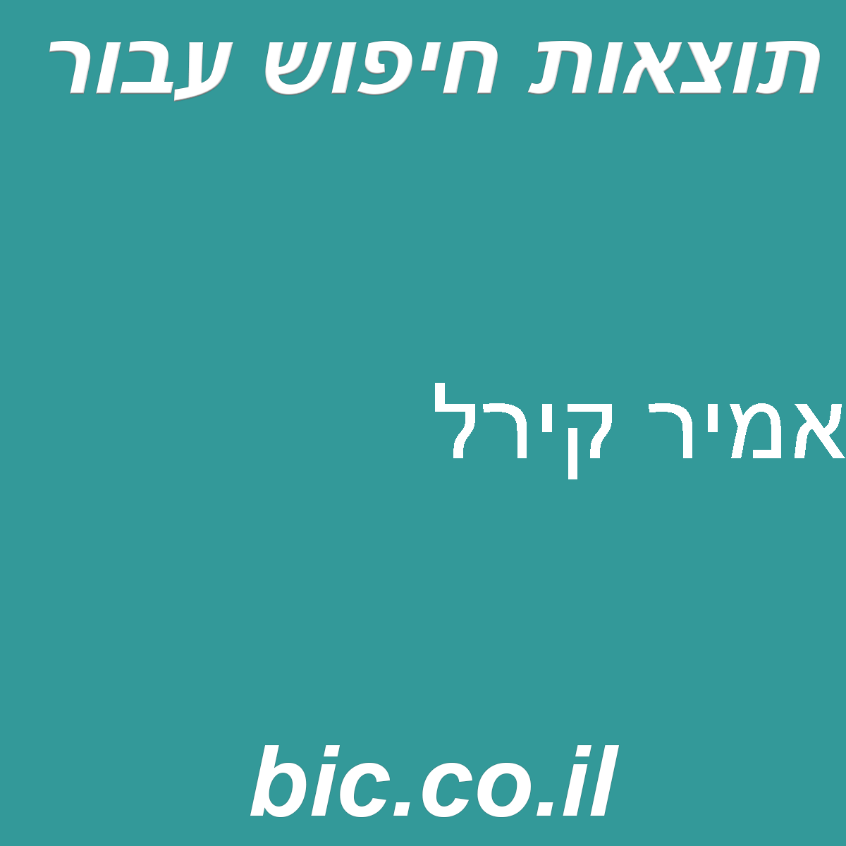 ﻿אמיר קירל