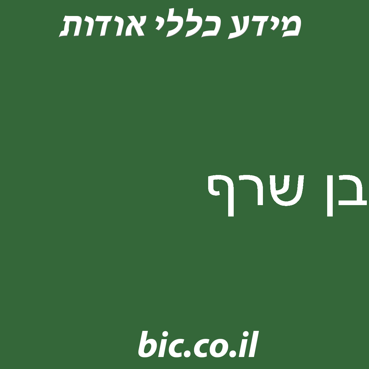 ﻿בן שרף