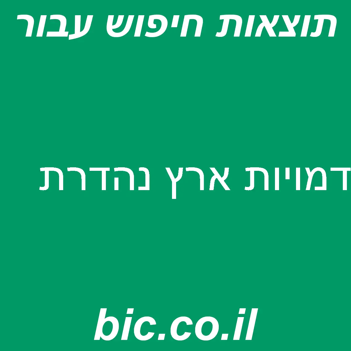 ﻿דמויות ארץ נהדרת