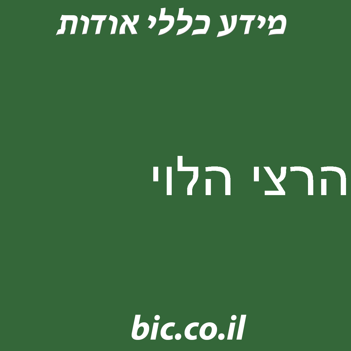 ﻿הרצי הלוי