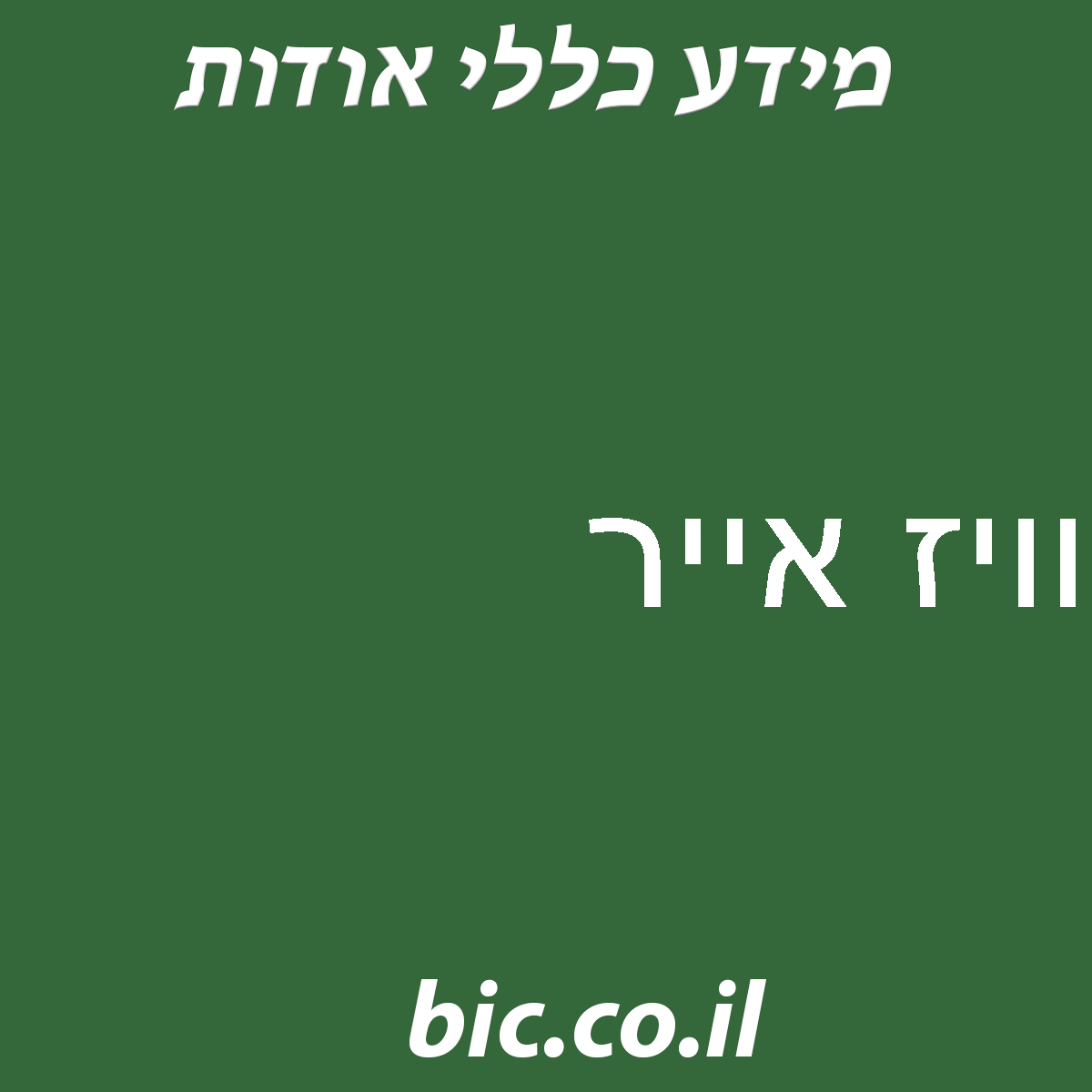 ﻿וויז אייר