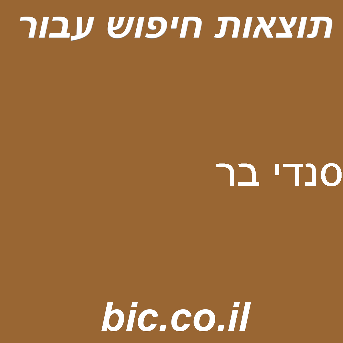 ﻿סנדי בר