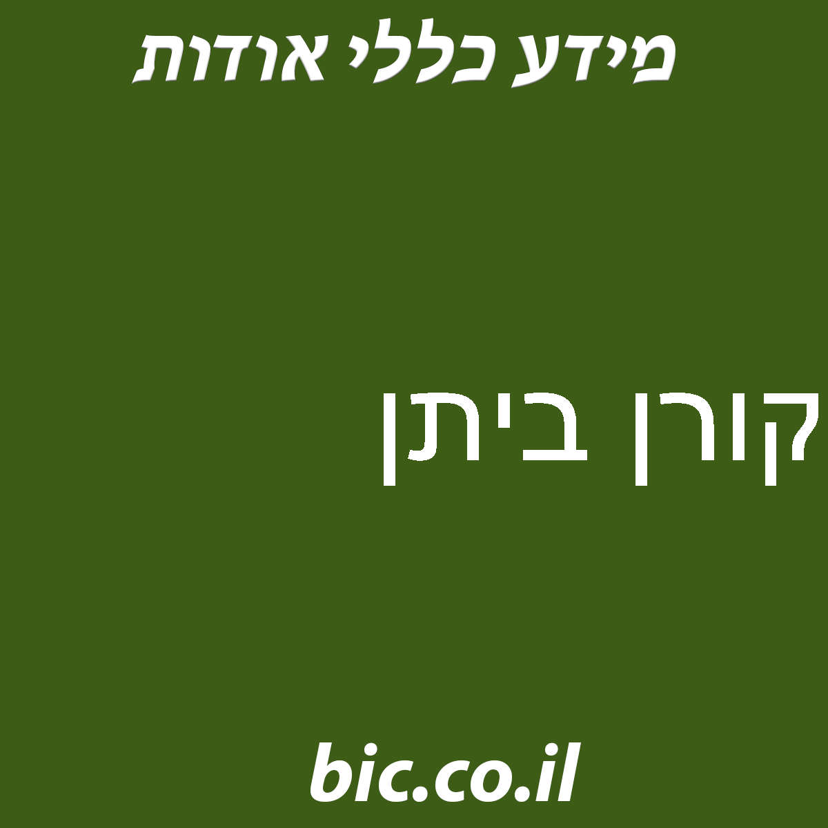 ﻿קורן ביתן
